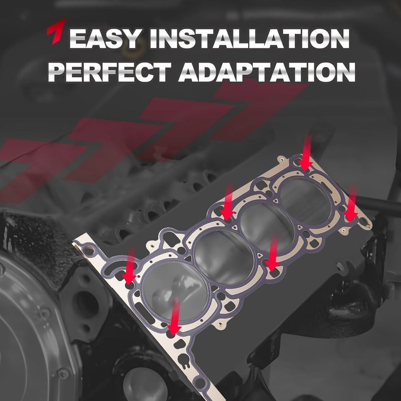 TEMSONE 1.4L Engine Timing Chain Kit Head Gasket with Head Bolt Compatible with 2013-2016 Chevy Chevrolet Cruze Sonic Trax, 2012-2016 Buick Encore Replace # HS54898, HS26540PT-1, HSCV001, HGS343 - Image 5